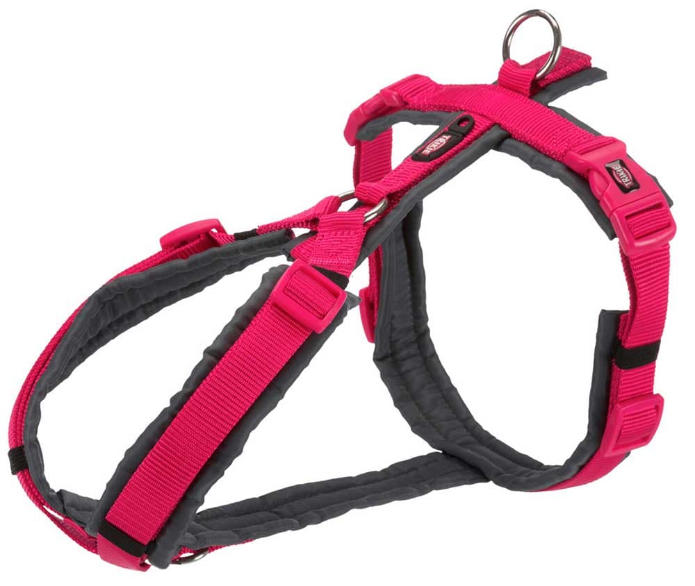 Am pojas za šetnju za pse veličina XL Premium Trekking fuchsia/graphite Trixie 1997511