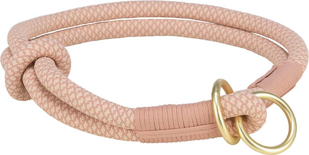 Ogrlica poludavilica za pse većih rasa veličina L Soft Rope pink/light pink Trixie 1984707