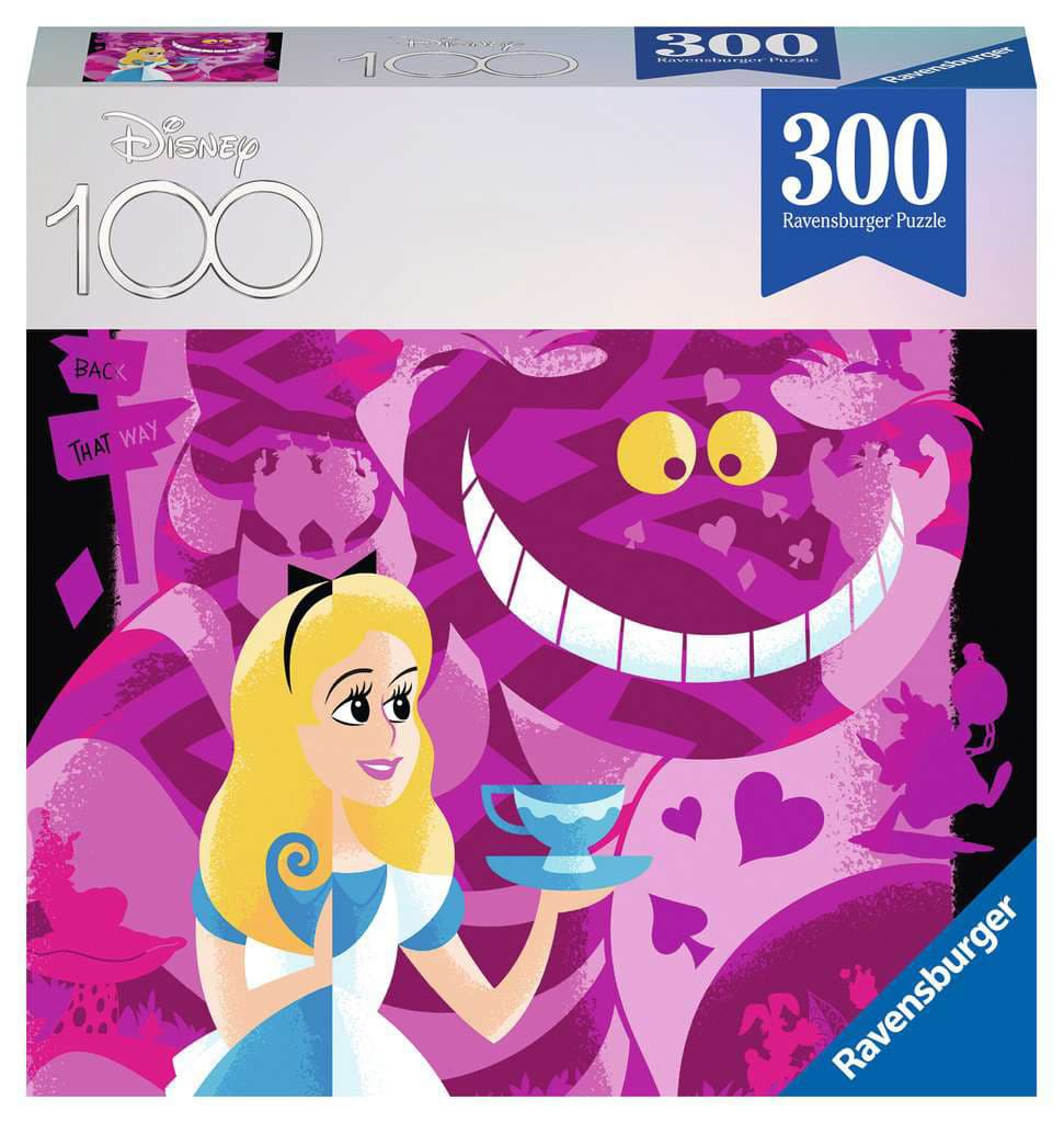 Ravensburger Puzzle slagalica 300 kom. Disney 100th Aniversary Alisa u Zemlji čuda