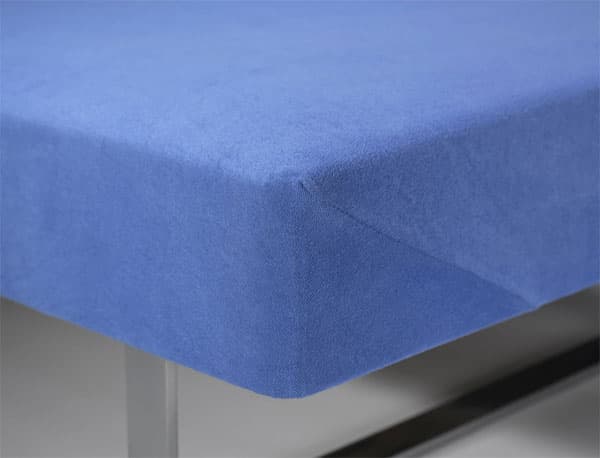 Čaršav frotir 180x200x40cm plave boje
