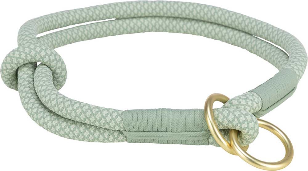 Ogrlica poludavilica za pse srednjih rasa veličina M Soft Rope mint/sage Trixie 1984616