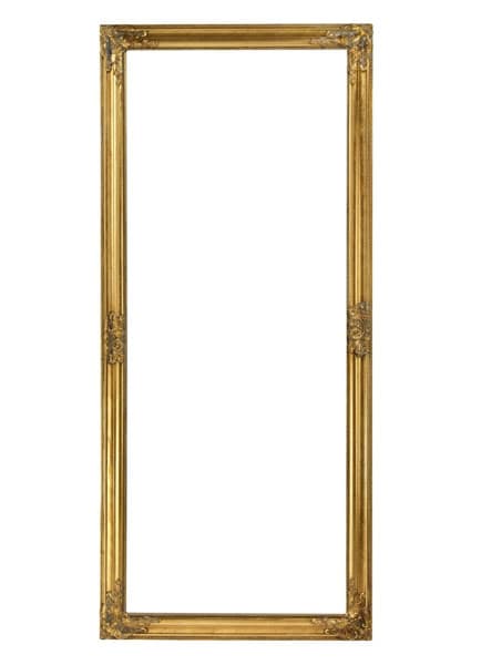 Ogledalo Crown 72×162cm zlatni ram