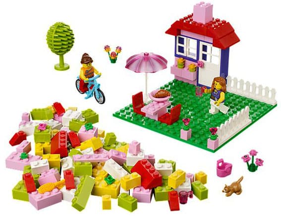 LEGO® Bricks and More Kocke - Ružičasto koferče sa kockama LE10660
