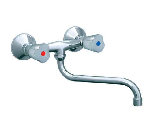 Rosan Keramic dvoručna baterija za sudoperu ili lavabo 200mm KK01101
