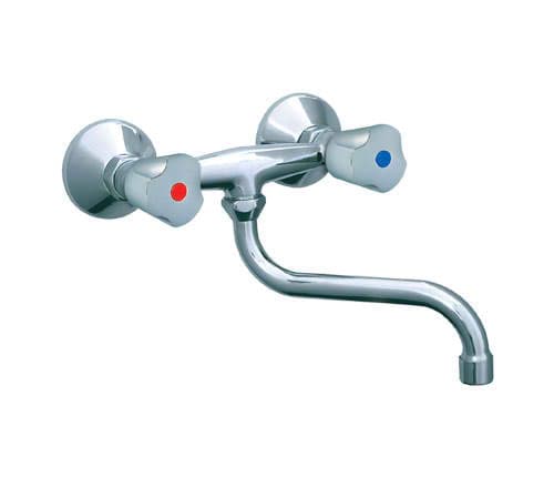 Rosan Keramic dvoručna baterija za sudoperu ili lavabo 140mm KK01114