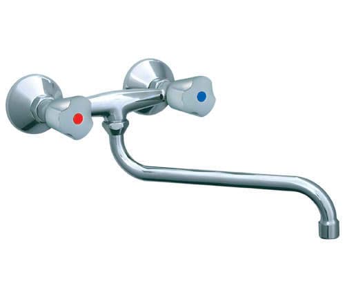 Rosan Keramic dvoručna baterija za sudoperu ili lavabo 300mm KK01130