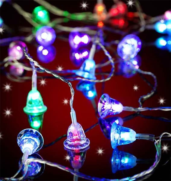 Svetleće lampice u obliku zvončića sa 20 LED sijalica