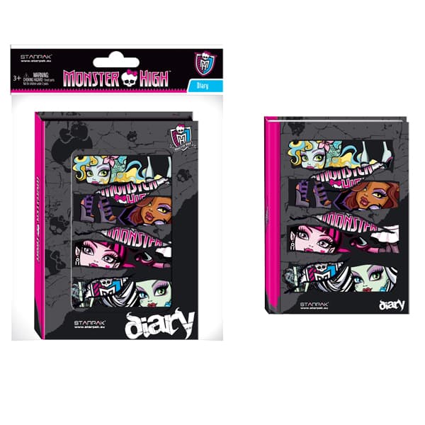 Dnevnik za devojčice sa ključićem Monster High 170X125 15DNE907MH