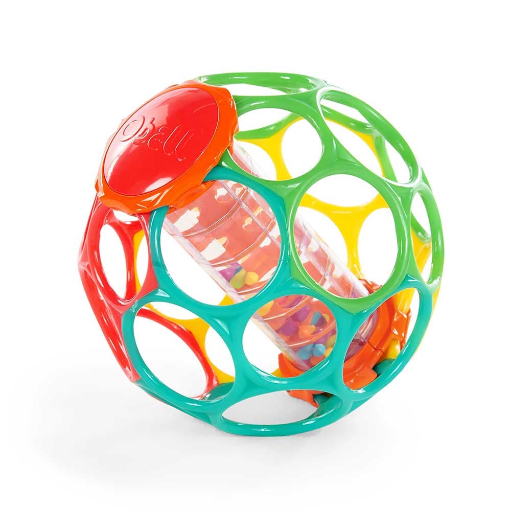 Velika rupičasta i zveckava lopta za bebe Oball Bright Starts™ 81030