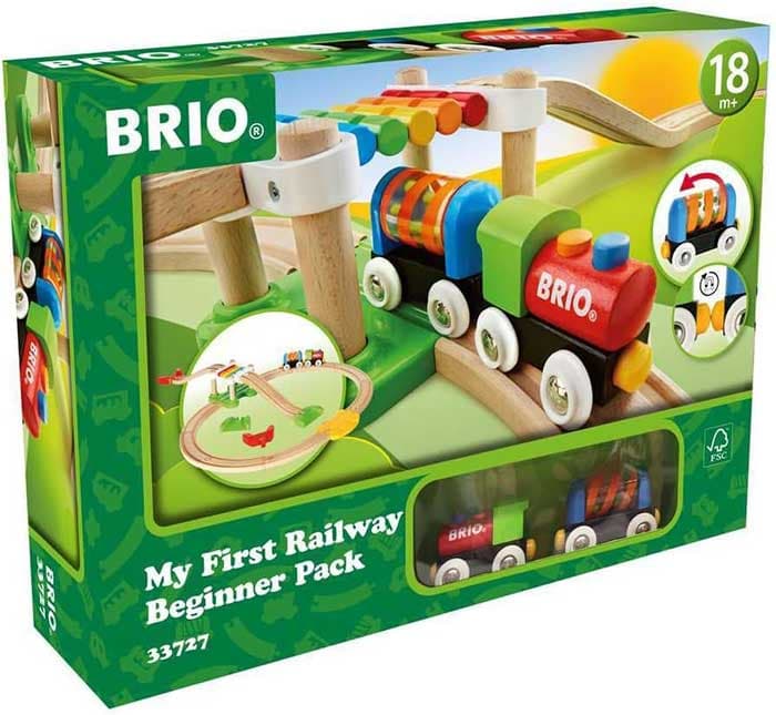 BRIO igračka Moj prvi drveni vozić i pruga 33727