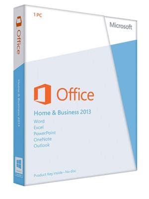 Microsoft Office Home and Business 2013 32/64 Eng DVD FPP 