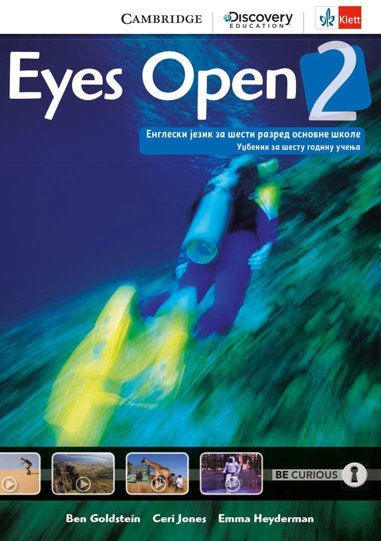 Engleski jezik - Eyes open 2 Udžbenik sa QR kodom za šesti razred osnovne škole Klett