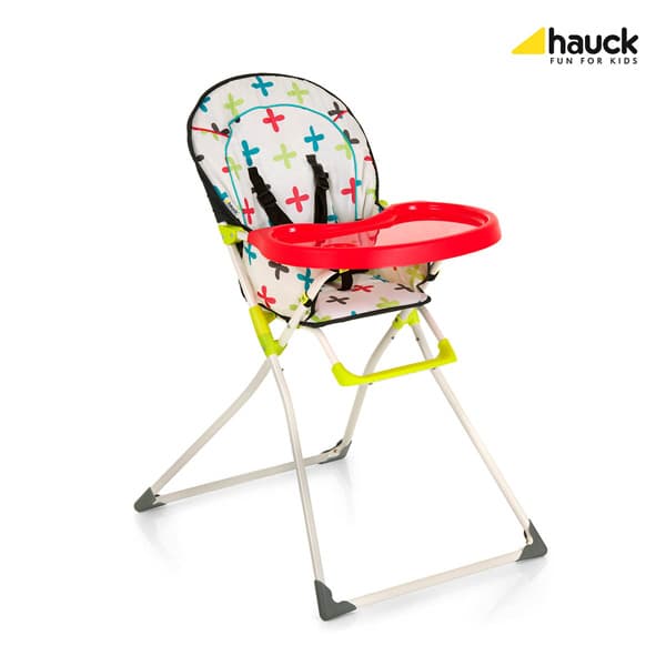 Hauck Visoka stolica za hranjenje bebe MacBaby Cross White 5300104
