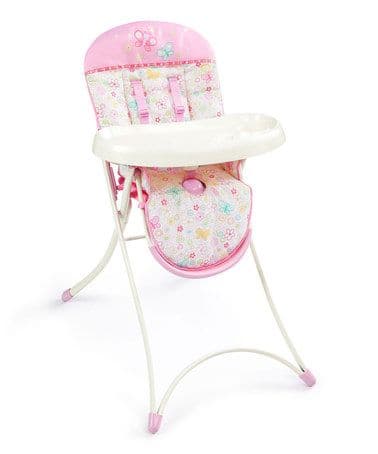 Bright Starts Visoka stolica za bebe Lepršave Tufnice
