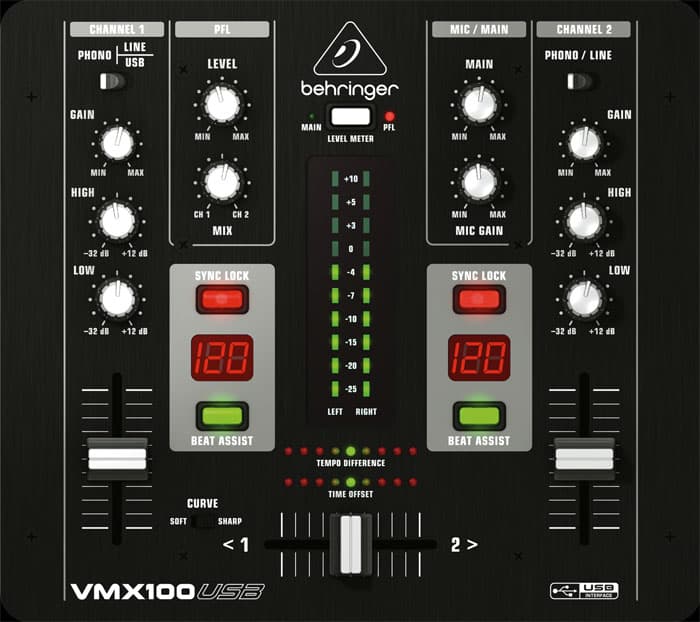 Mikseta Behringer Pro Mixer VMX100USB