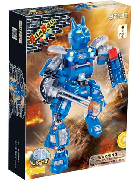 BanBao kockice Robot Vuk 6312