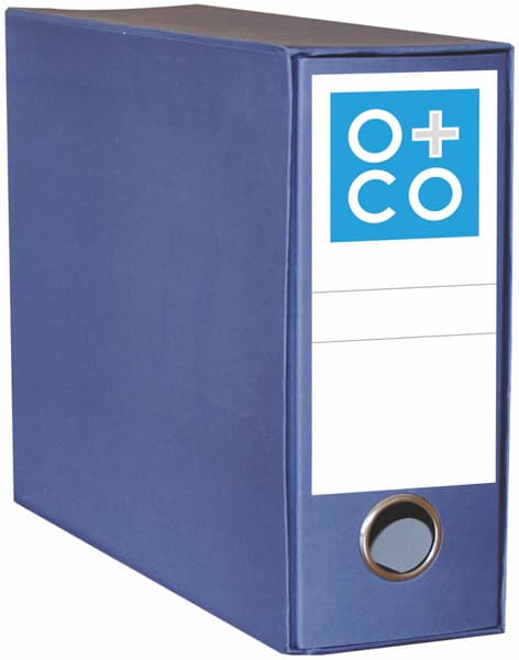 Registrator B5 sa kutijom kartonski O+CO plava 5 komada 04RGD03E