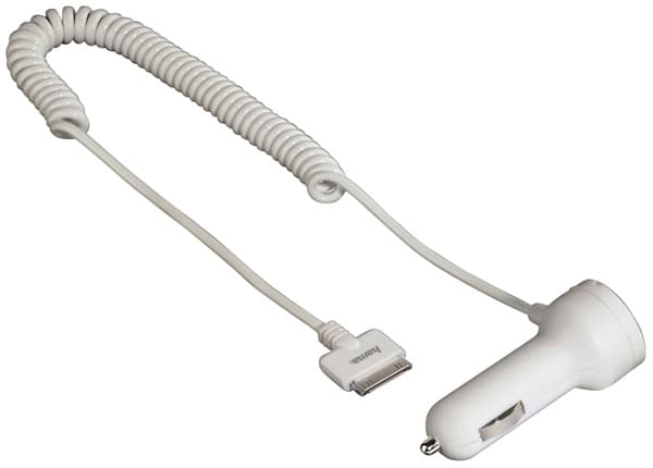 Auto punjač za Apple iPhone beli 115097
