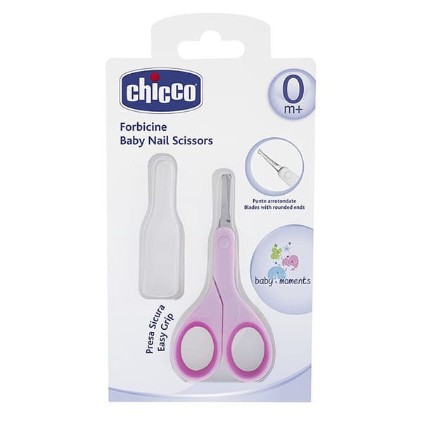 Chicco Makazice za bebine nokte, roze 00005912100000