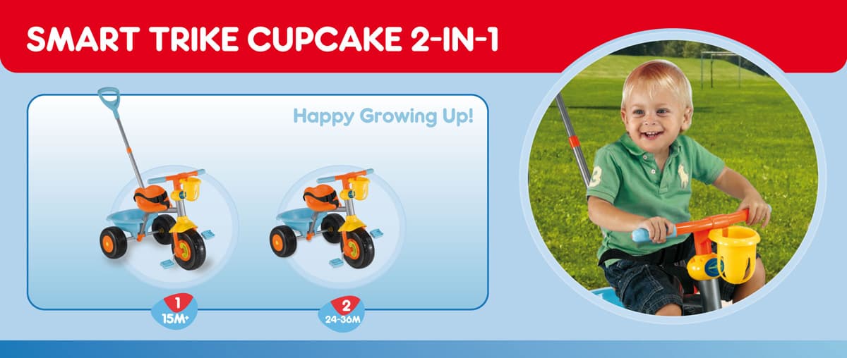 Smart Trike Dečji tricikl Cupcake BRY 1392800