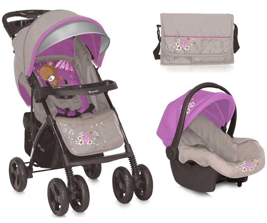 Bertoni Lorelli 2u1 Dečja Kolica Rio Beige&Rose 10020641546
