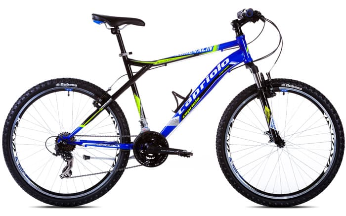 Bicikl Capriolo Adrenalin 26/21HT crno plavo zeleno 914431-18 ram 18