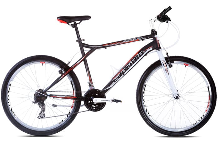Bicikl Capriolo Cobra 26/21HT crno crvena 914410-20