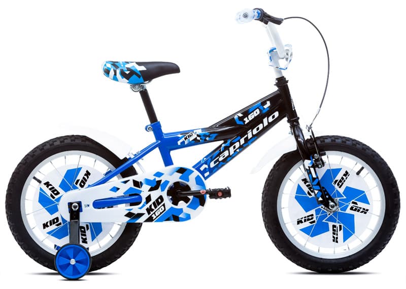 Bicikl Capriolo Kid 16HT crno plavo belo 914106-16