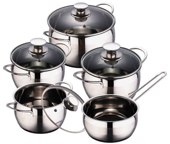 Bergner Set posuđa 9 delova Sapphire  BG-6283