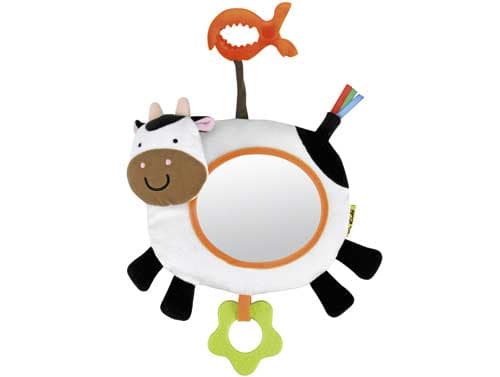 KsKids Igračka za bebu sa ogledalom i glodalicom Moo Moo KA10642