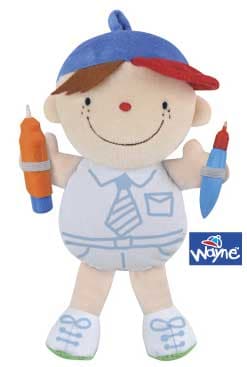 KsKids Lutka za crtanje sa flomasterima Wayne KA10690