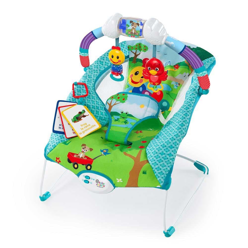 Baby Einstein Bebi njihalica sa melodijama i vibracijom Gusenica u parku
