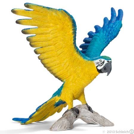 Schleich Divlje Životinje - Plavo-žuta ara 14690