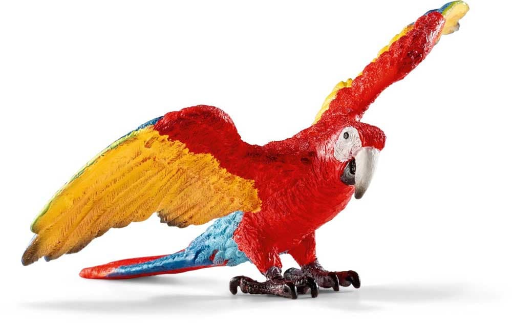 Schleich Divlje Životinje - Crveni makao papagaj 14737