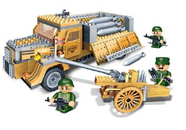 BanBao WDF kocke Vojni kamion 8232