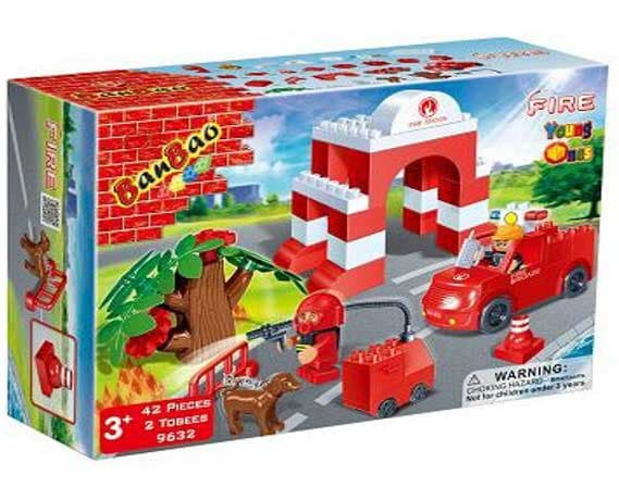 BanBao Fire kocke Vatrogasci gase požar 9632