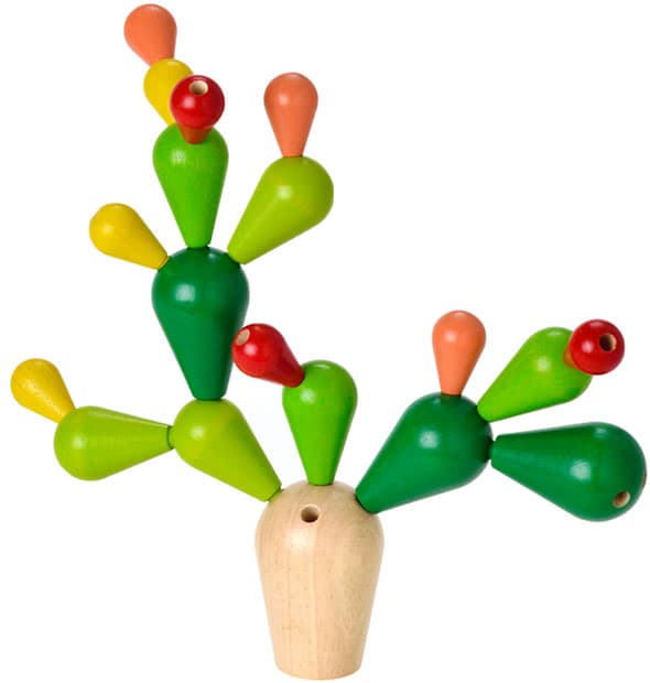 Plan Toys društvena drvena igračka Balansirajući kaktus 4101