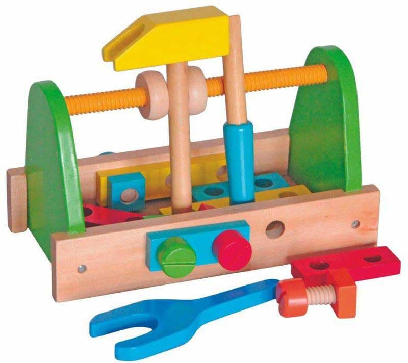 WoodyLand Drvena kutija za alat 90047