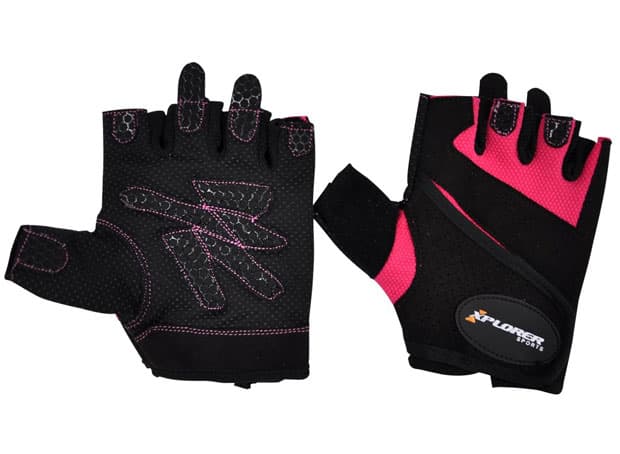 Fitnes rukavice Xplorer roze L 06659