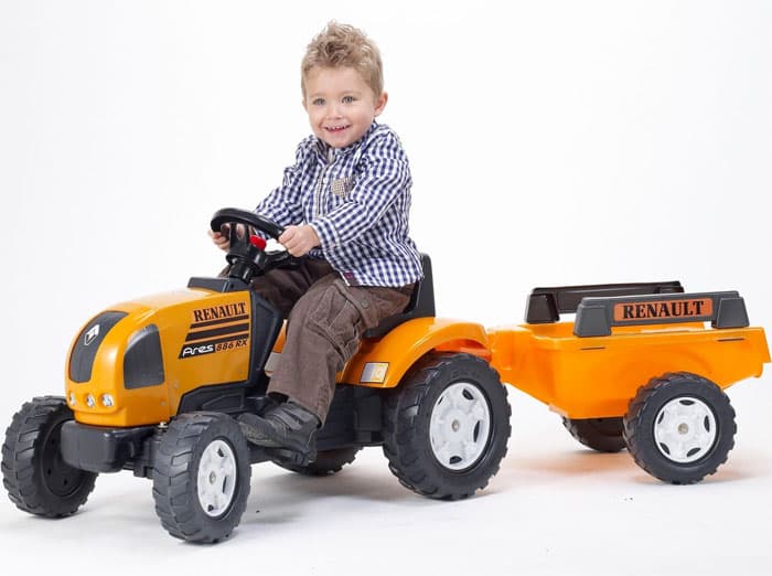 Falk Toys Dečji traktor na pedale sa prikolicom 993B