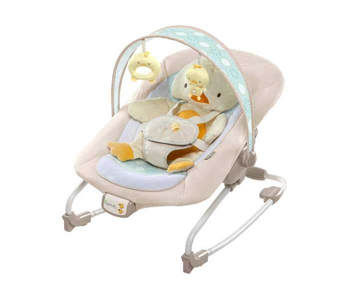 Ingenuity Bebi njihalica - fotelja za decu do 18kg Pačji zagrljaji