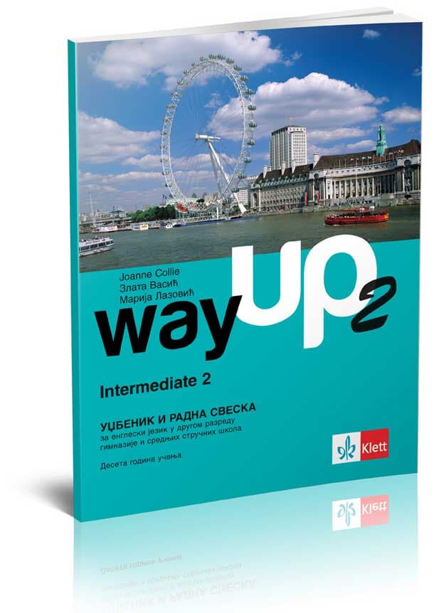 KLETT Way up 2, udžbenik i radna sveska za drugi razred gimnazije i srednjih stručnih škola