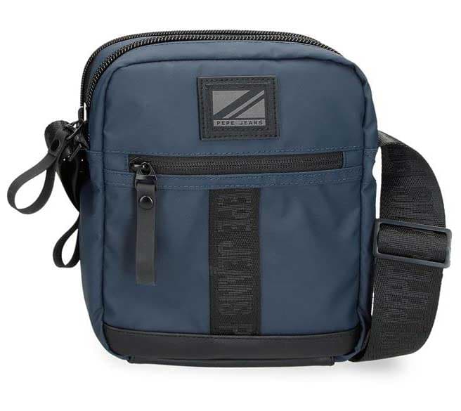 Torbica 22cm sa dva odeljka Pepe Jeans Hoxton blue 73455