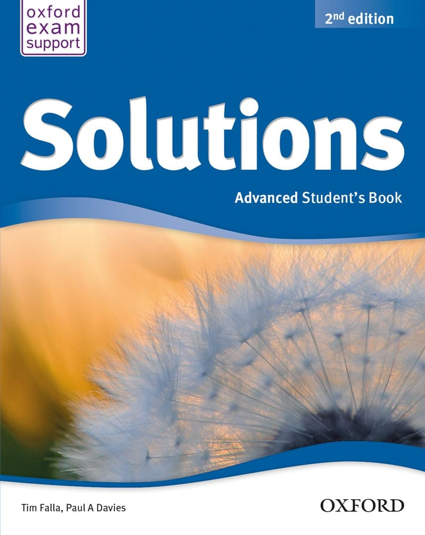 NOVI LOGOS Solutions 2nd edition Advanced, udžbenik za četvrti razred srednje škole