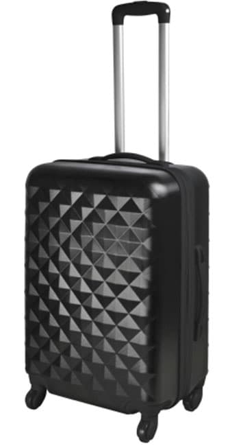 Putni Kofer Sa 4 Točka Tvrdi Black 77cm