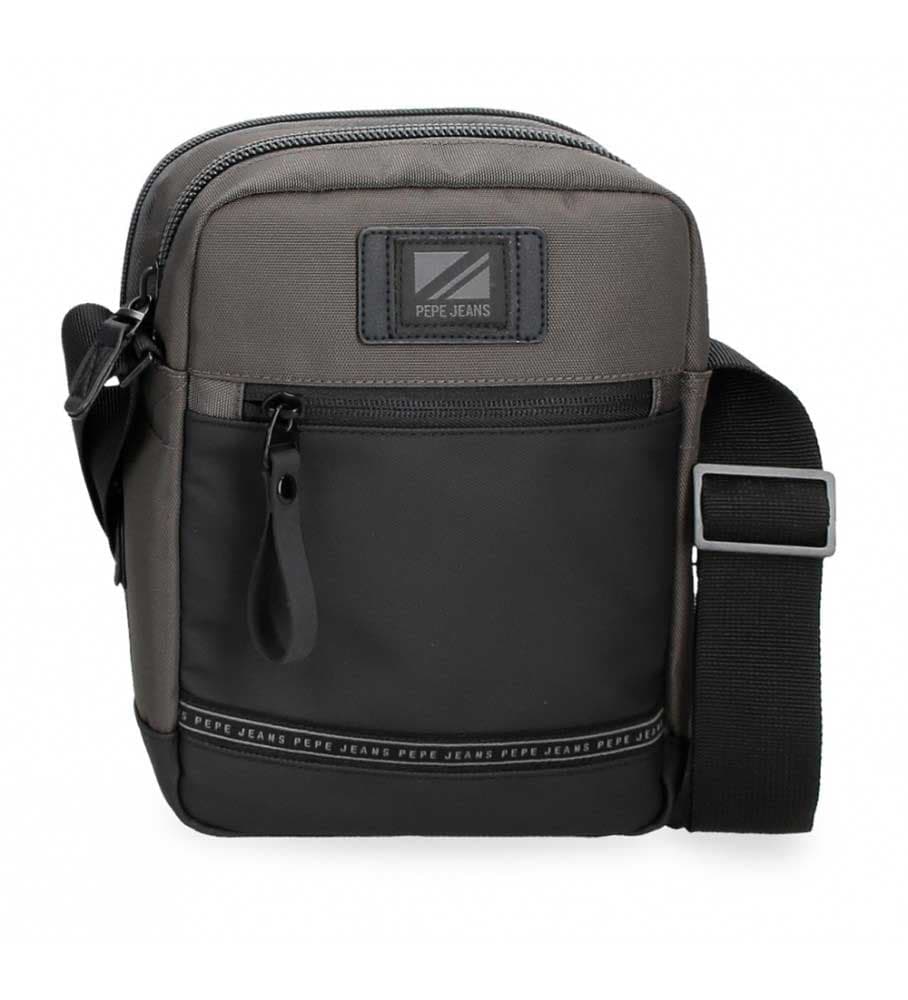 Muška torbica 22cm sa dve pregrade Pepe Jeans Stratford grey 70455