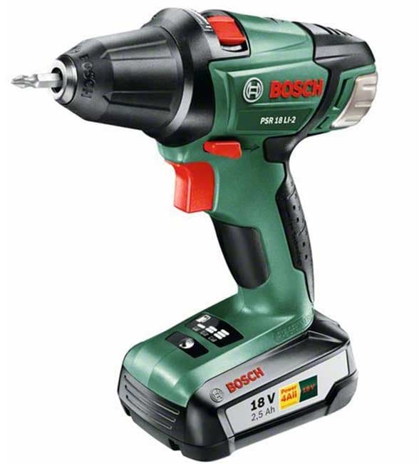 Akumulatorska bušilica odvrtač Bosch PSR 18 LI-2 060397330G