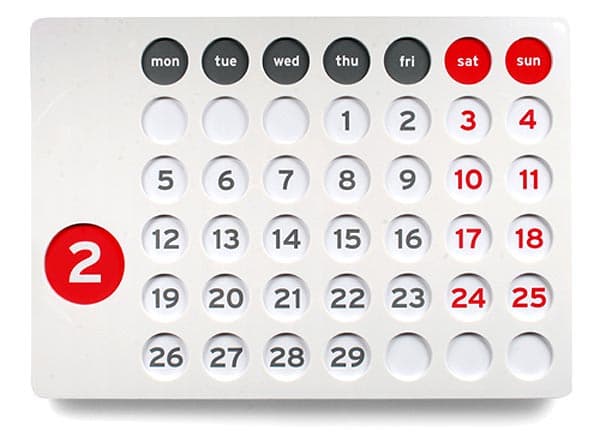 Večni kalendar CA04