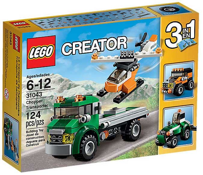 LEGO® Creator Kockice 3u1 Transporter helikoptera LE31043