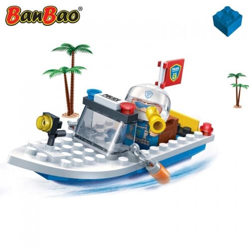 BanBao kocke Policijski patrolni čamac 7019